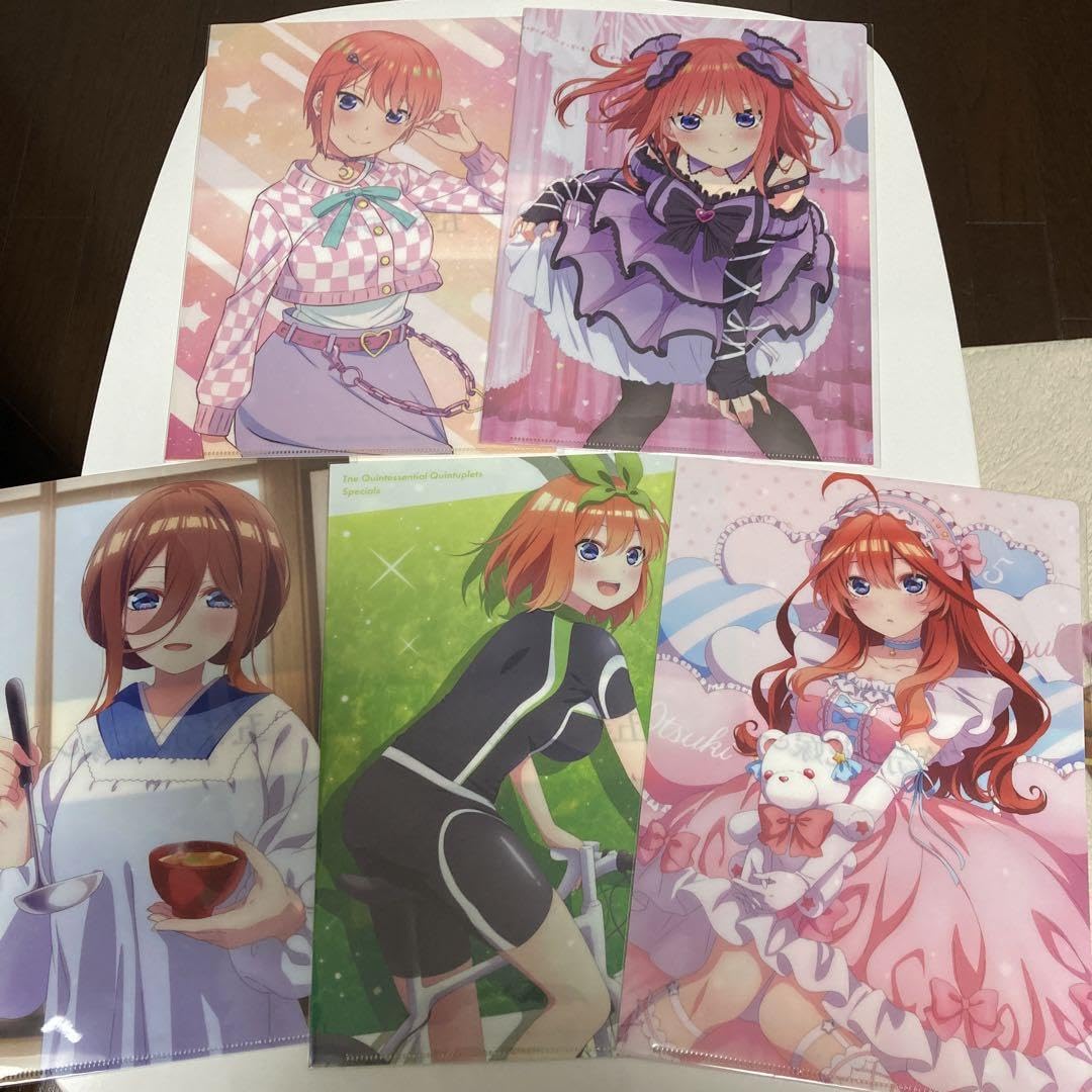 Amazon.co.jp: 五等分の花嫁 クリアファイル 全種セット : おもちゃ