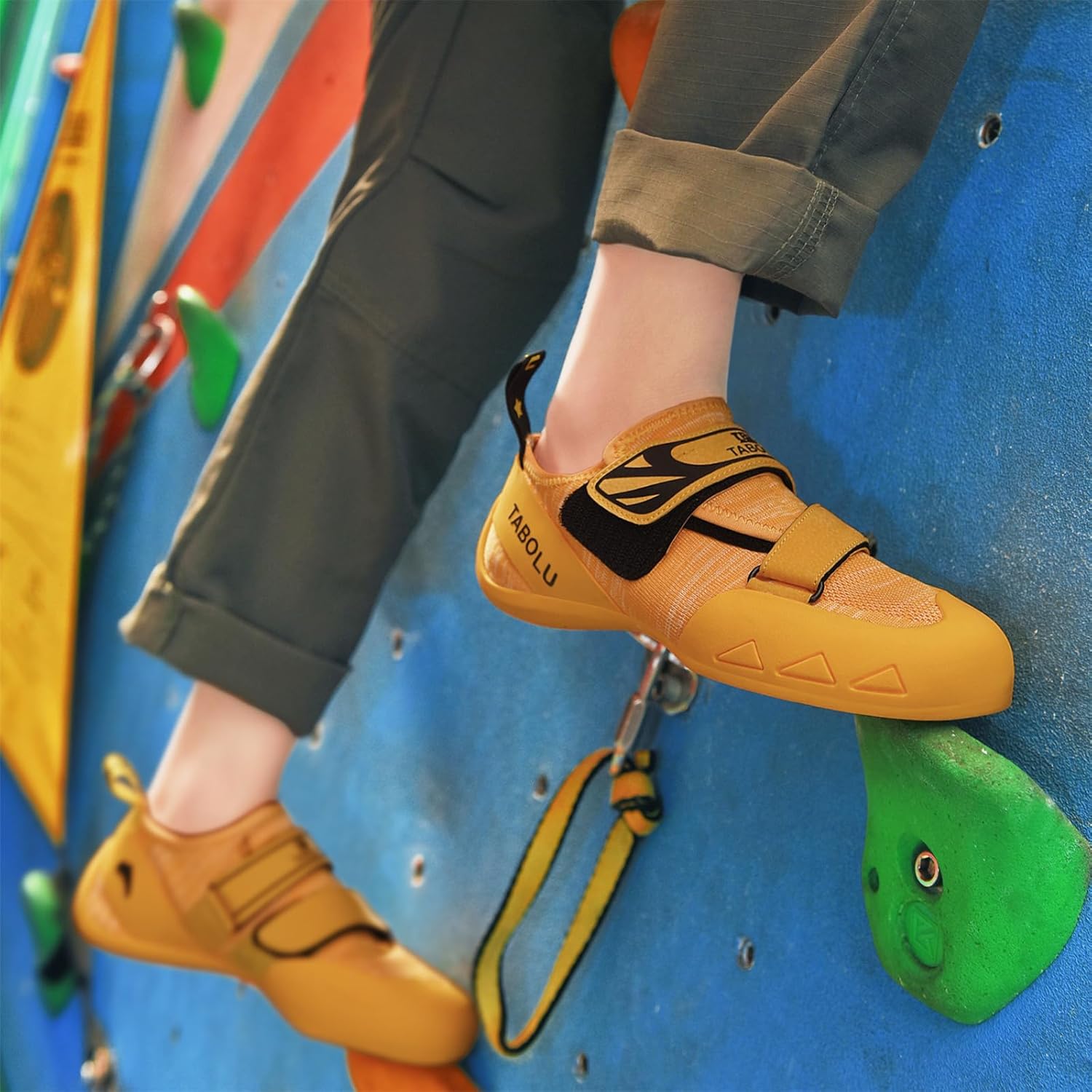 Men's Climbing Shoes Indoor Beginners Professional Bouldering Rock-Climbing Training Shoes