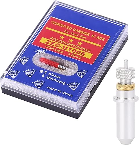 Cuchilla de corte, herramienta de corte de cuchilla de corte de trazador de acero de tungsteno 30, 45, 60 grados con soporte, 15 piezas