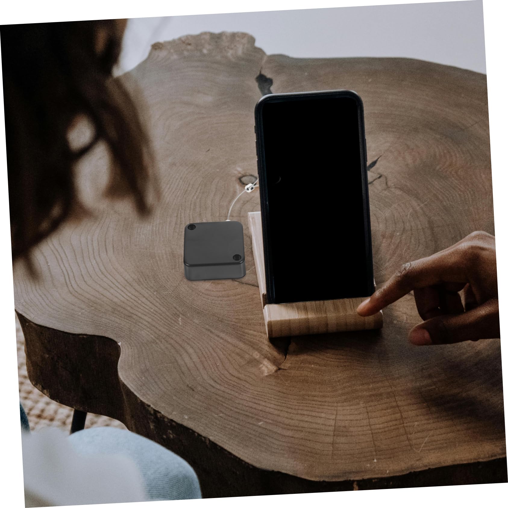 WOONEKY Compact Anti-Theft Pull Box 1m Remote Tether Cord Tv/Phone/Tablet  Security Lock Wire Lock Cable Remote Latch Cable - Amazon.com