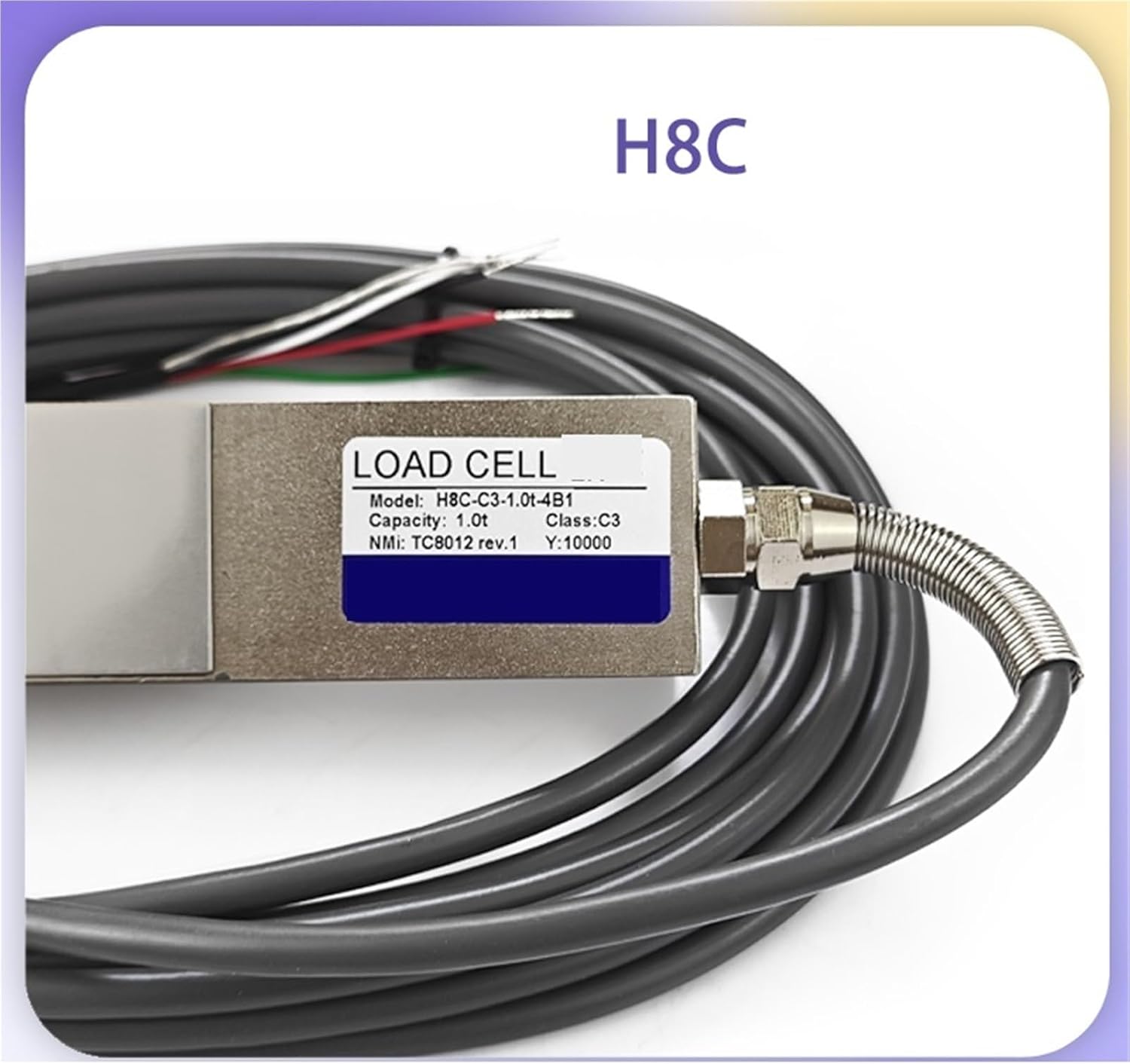 H8C-C3 Load Cell Sensor Cantilever Weight Sensor Force Transducer Floor Scale Platform Scale Industrial Weighing Equipment(2T (no Leg))