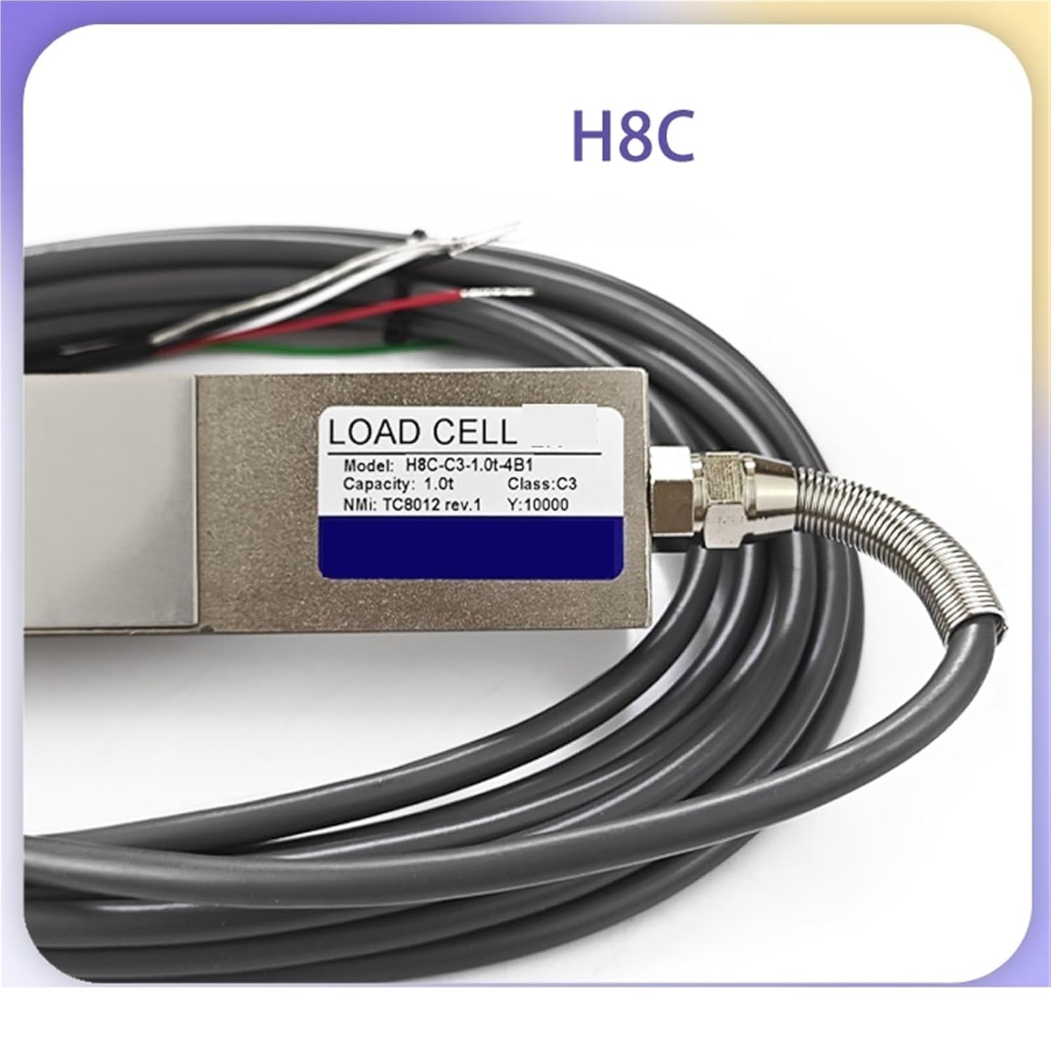 H8C-C3 Load Cell Sensor Cantilever Weight Sensor Force Transducer Floor Scale Platform Scale Industrial Weighing Equipment(M12 Leg)