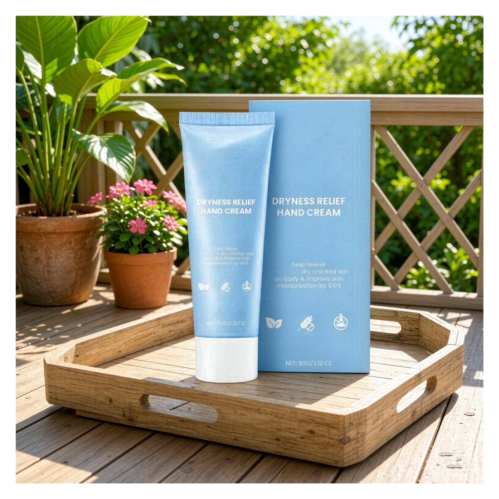 Crema de Manos Hidratante 60g | Cuidado de manos for una piel tierna y suave.(2pcs)
