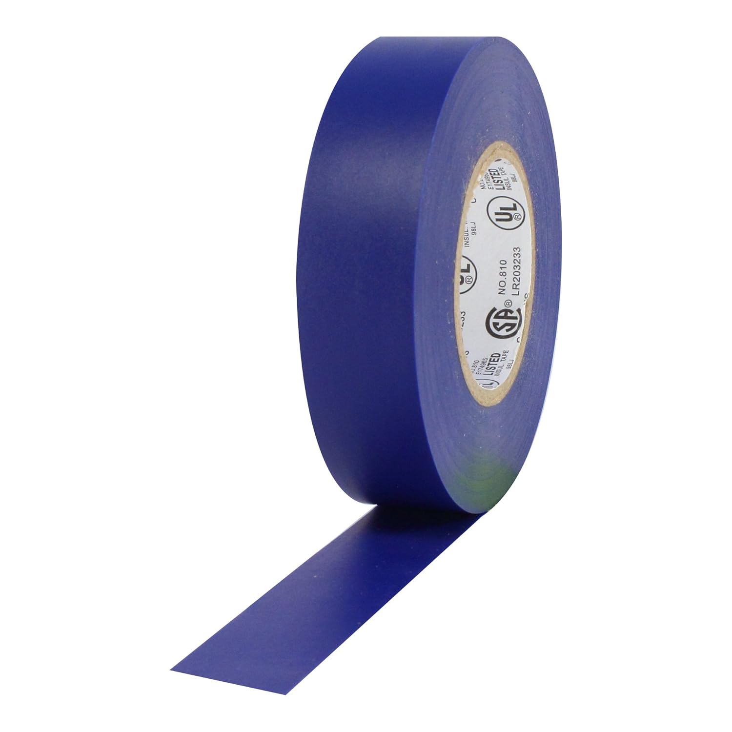 ProTapes Pro Plus Vinyl General Purpose Electrical Tape, 600V Dielectric Strength, 66' Length x 3/4" Width, Purple (Pack of 100)