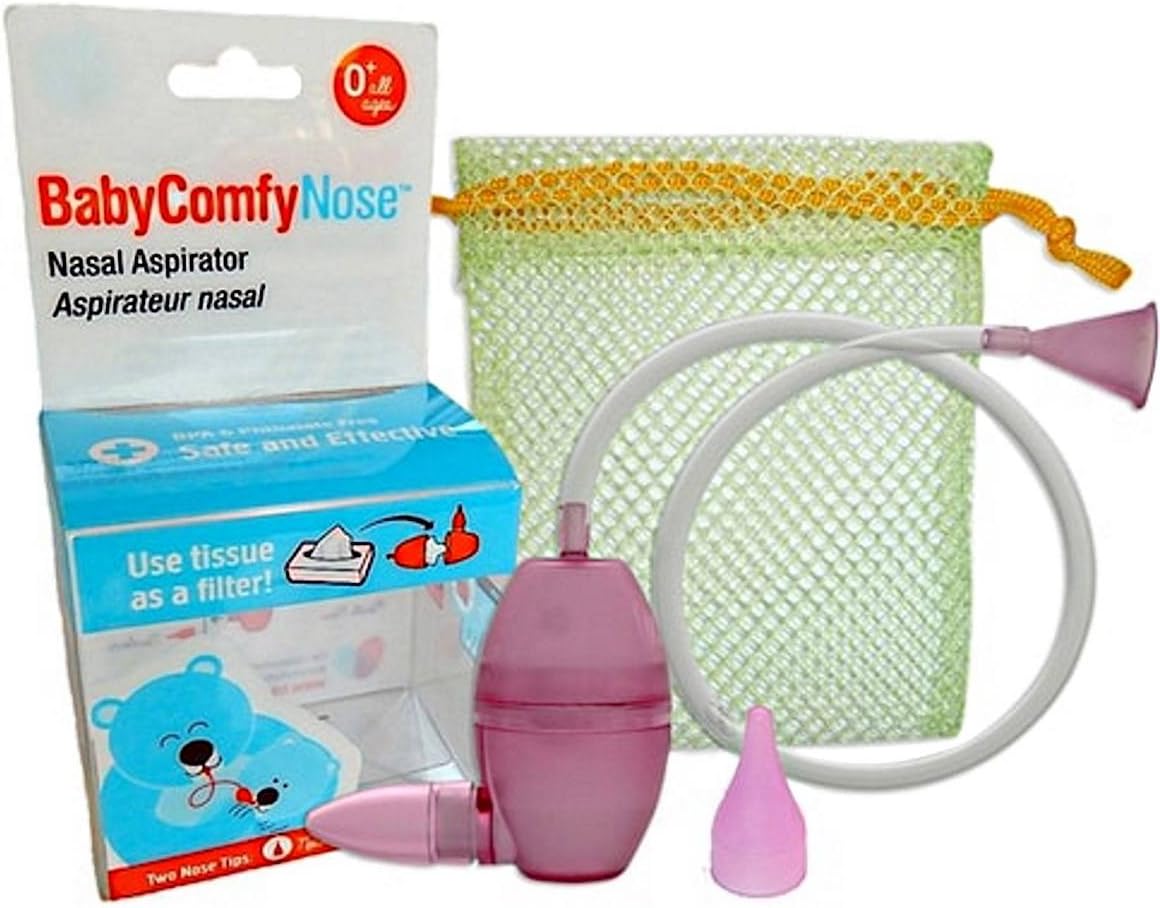 Baby ComfyNose Nasal Aspirator, Magenta