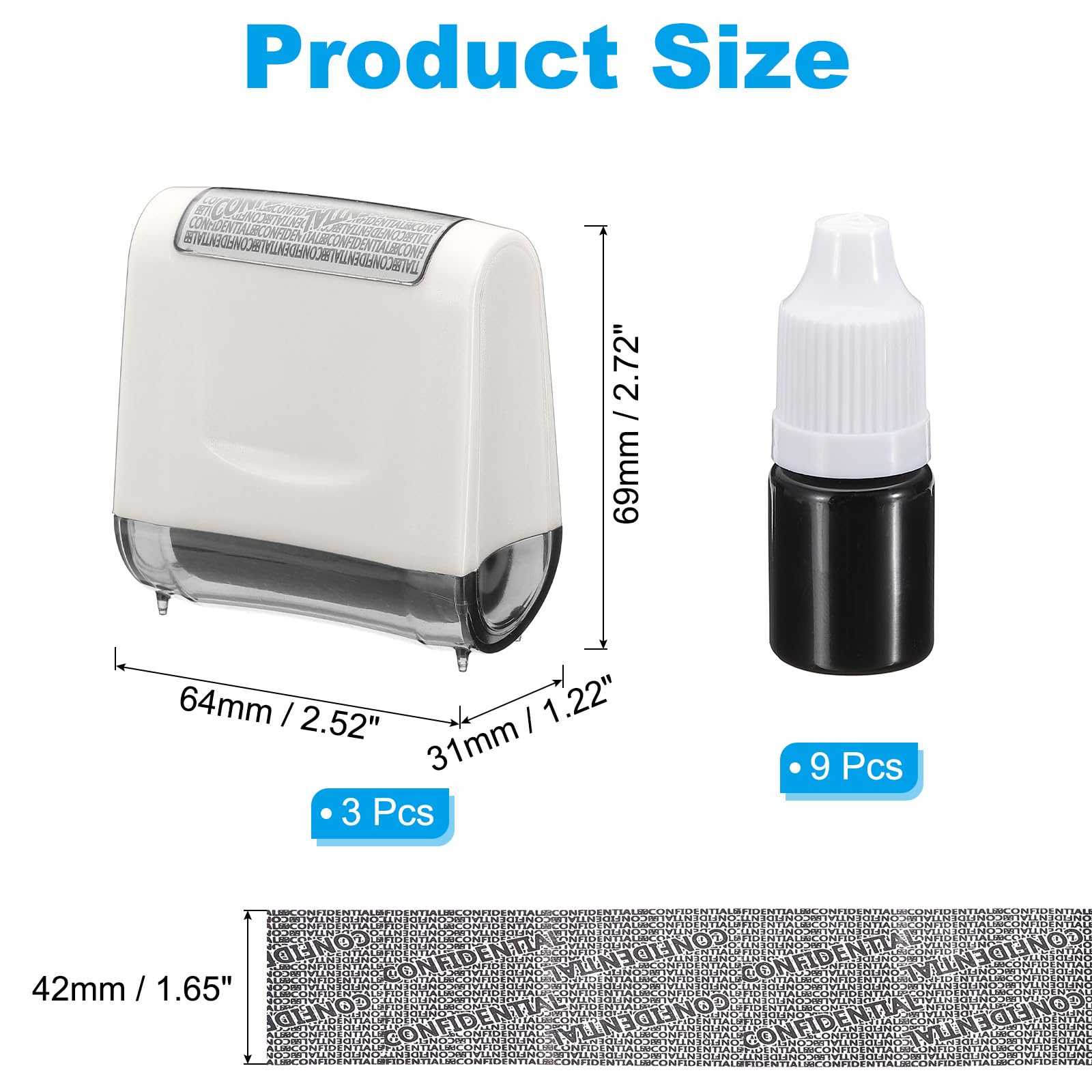 PATIKIL Identity Theft Protection Roller Stamp - Image 2