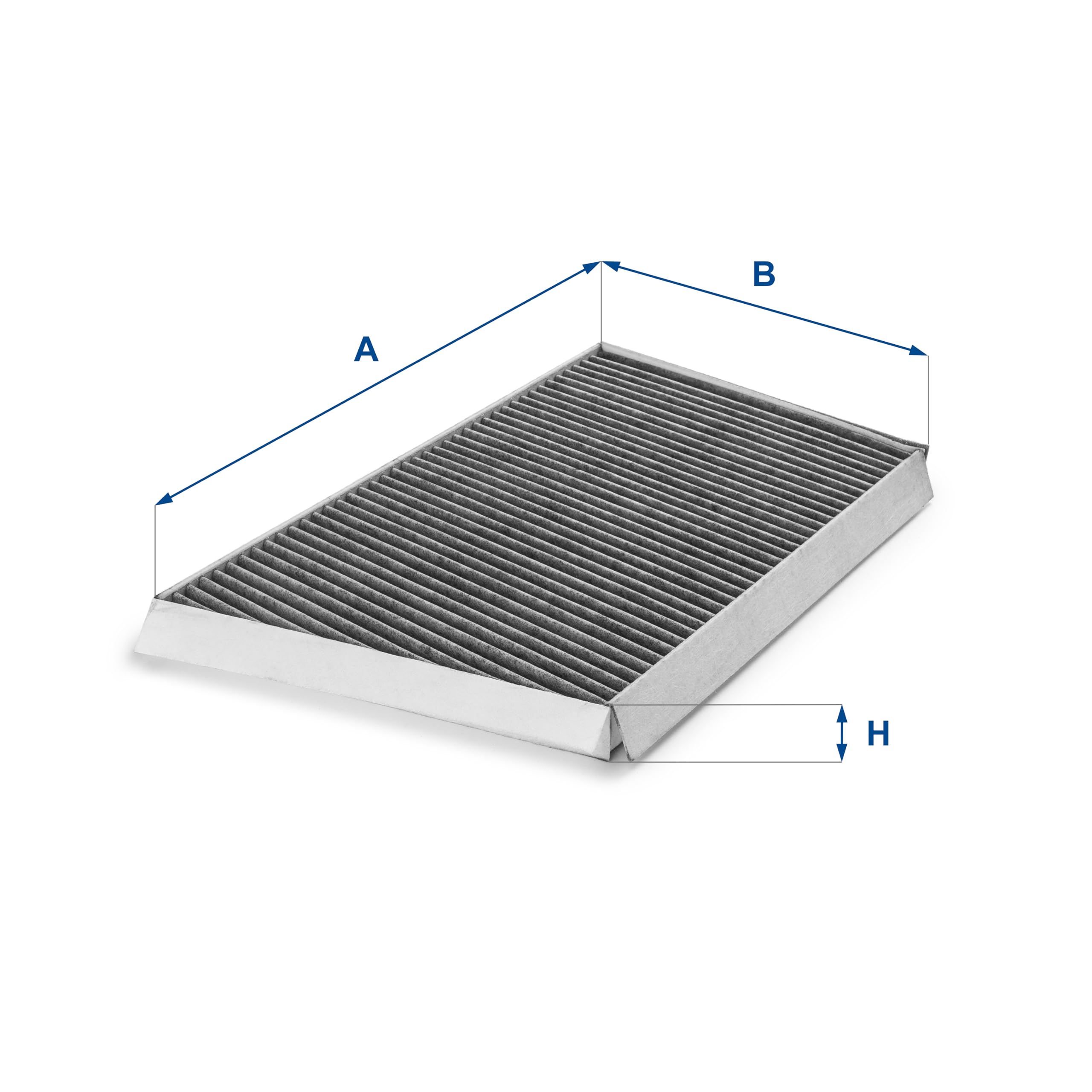 Filtre D'habitacle à Charbon Actif UFI 54.163.00 - Compatible Mercedes Classe C, GLC, GLA, CLS, AMG GT, Purification D'air