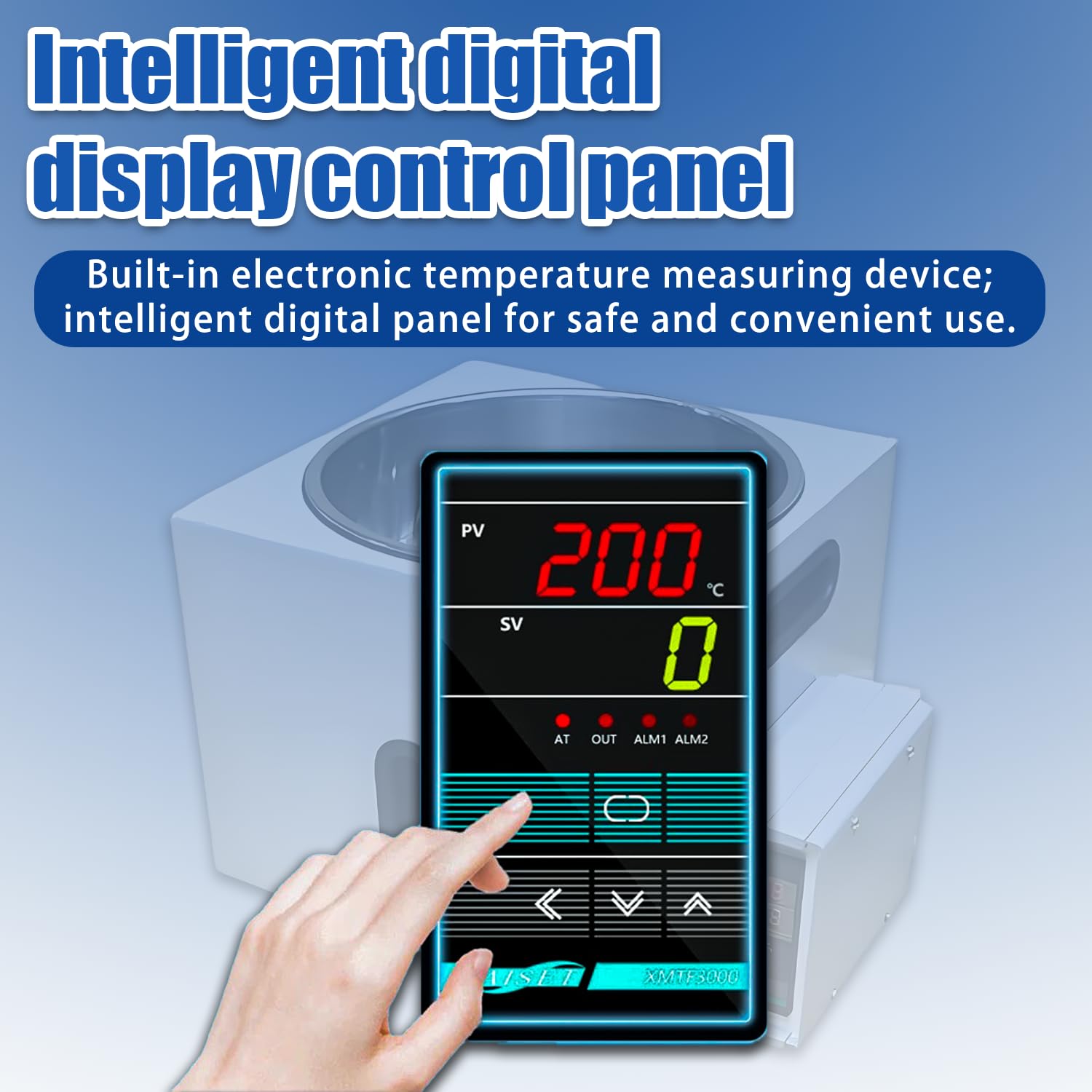 Digitales Thermostat-Wasser-Ölbad, 5 l, verstellbarer Innentank, 80 % Heizgleichmäßigkeit, 1500 W, für Chemieingenieurwesen und Laboranalyse