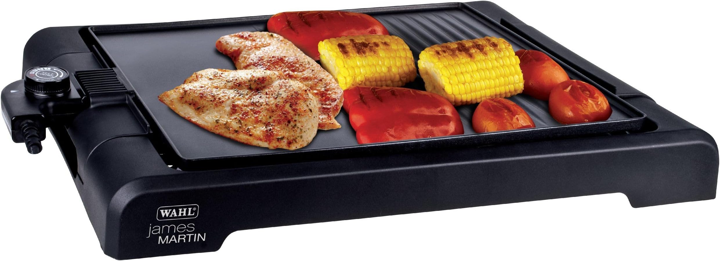 Wahl ZX833 James Martin Tabletop Grill, Versatile Griddle, Hot Plate, Black Amazon.co.uk Home