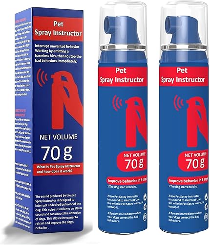 Miniatura 9 de Aerosol para instructores para perros, 2.4 fl oz (2.4 fl oz) para disuasoriocorrecto para mascotas, seguro y eficaz para dejar de ladrar, saltar,