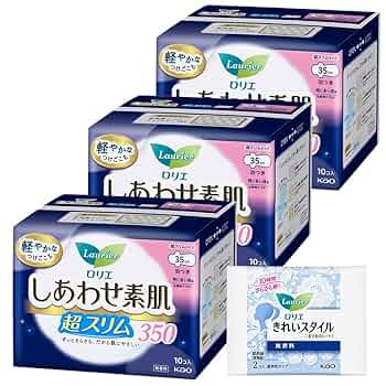 Amazon.co.jp: ロリエ しあわせ素肌 超スリム 特に多い夜用羽