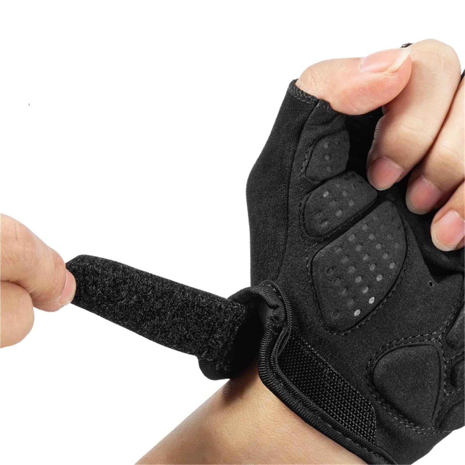 Fitnesshandschuhe Fitnesshandschuhe Fahrradhandschuhe Herren Damen Atmungsaktiv Stoßfest Radlerhosen Handschuhe Rennradsport Halbfinger Fahrradhandschuhe FüR Fitness