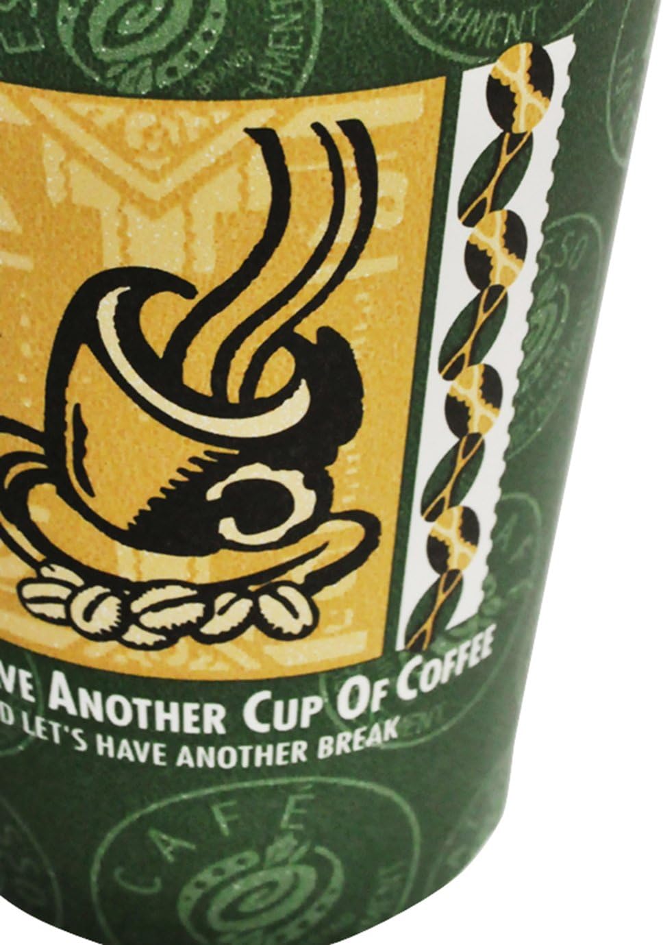 サンナップ(Sunnap) SMT-400 AMZ400LET Cardboard Cups, Let's Coffee, 13.5 fl oz (400 ml), Pack of 50