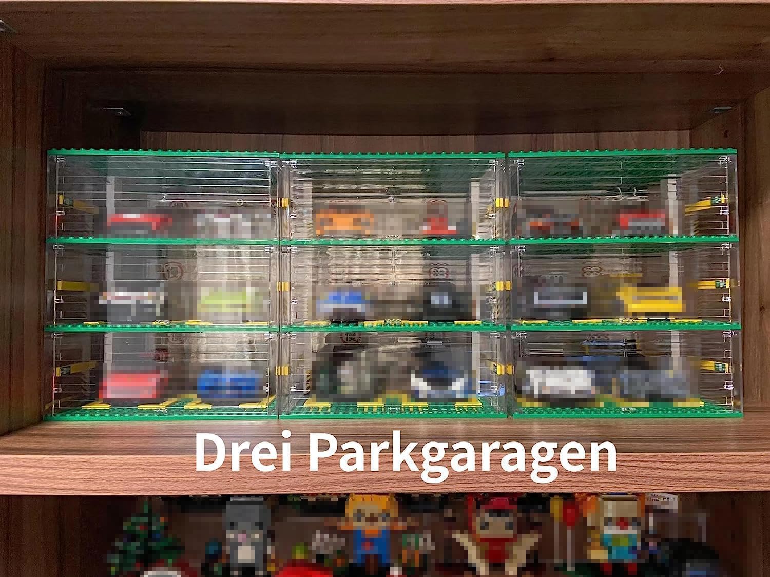 Garage pour Voitures Speed Champions, Vitrine à 3 Couches, Jeu de Construction Modulable avec Voitures de Sport - Ensemble Créatif 16+ Ans