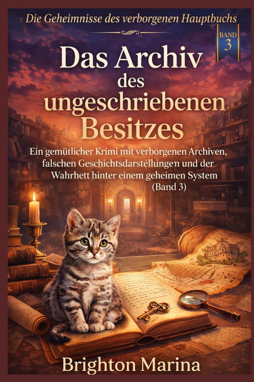 Das Archiv des ungeschriebenen Besitzes: Ein gemütlicher Krimi mit verborgenen Archiven, falschen Geschichtsdarstellungen und der Wahrheit hinter ... (Die Geheimnisse des verborgenen Hauptbuchs)