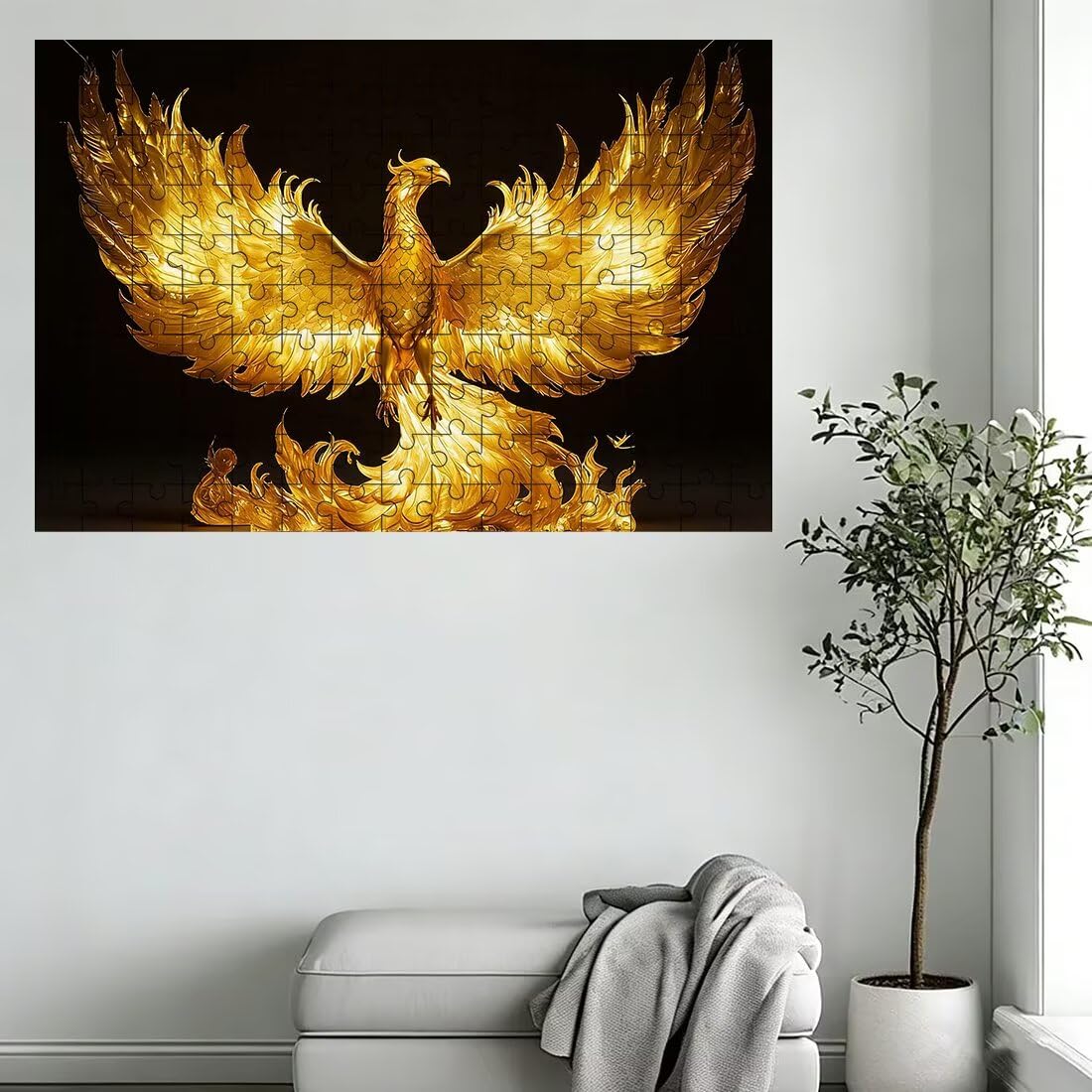 Puzzle dla dorosłych, 1500 elementów, puzzle Phoenix dla dorosłych 1500, puzzle ze zwierzętami, gra edukacyjna, wymagające gry logiczne dla całości, drewniane puzzle do dekoracji, prezenty dla kobiet