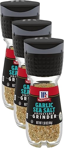 Miniatura 9 de McCormick Molinillo de sal marina de ajo, 1.58 oz