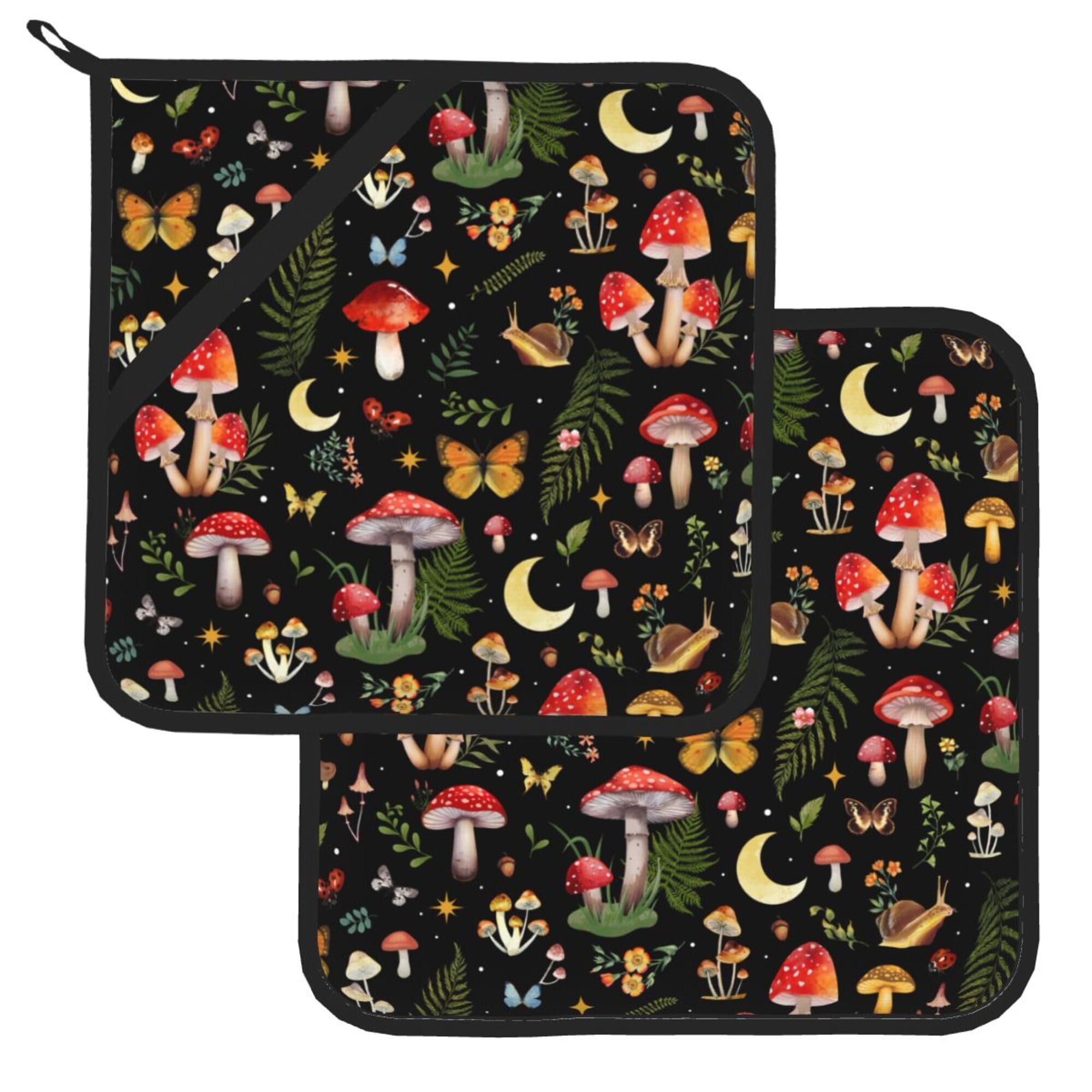 Soportes para ollas antiescaldado juego textil de cocina con estampado de limones y flores