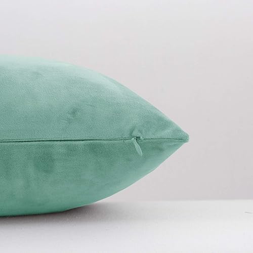 Miniatura 5 de HWY 50 fundas de almohada decorativas de terciopelo sólido para sofá, sala de estar.