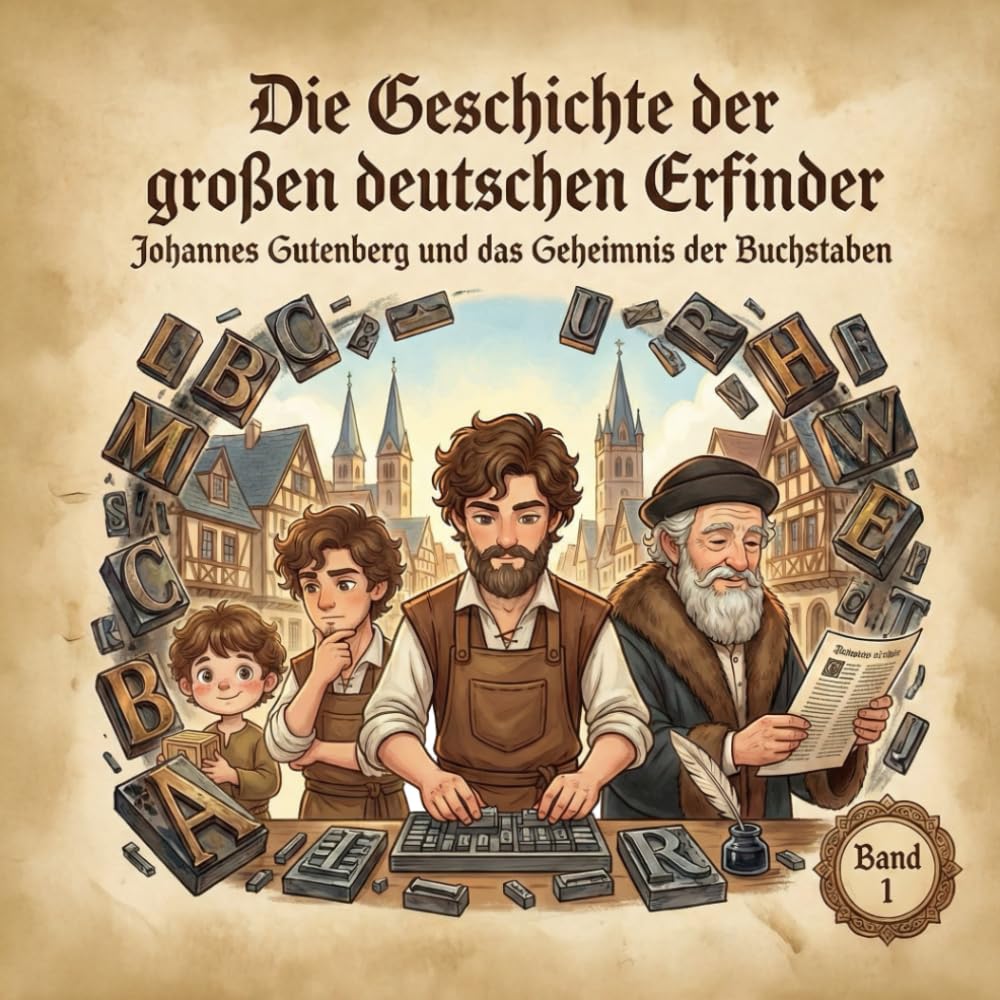 Die Geschichte der großen deutschen Erfinder: Johannes Gutenberg und das Geheimnis der Buchstaben