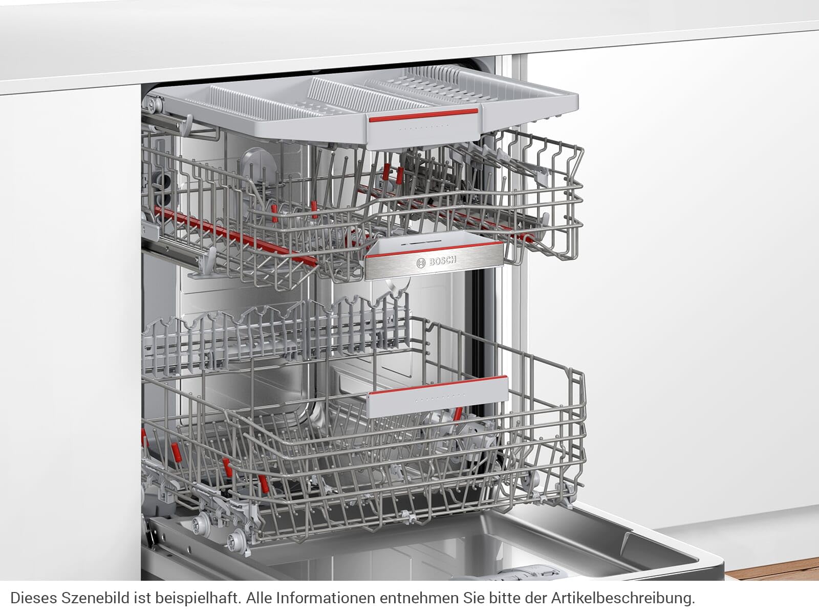Bosch Serie 6, Vollintegrierter Geschirrspüler, 60 cm, SMD6ECX00E