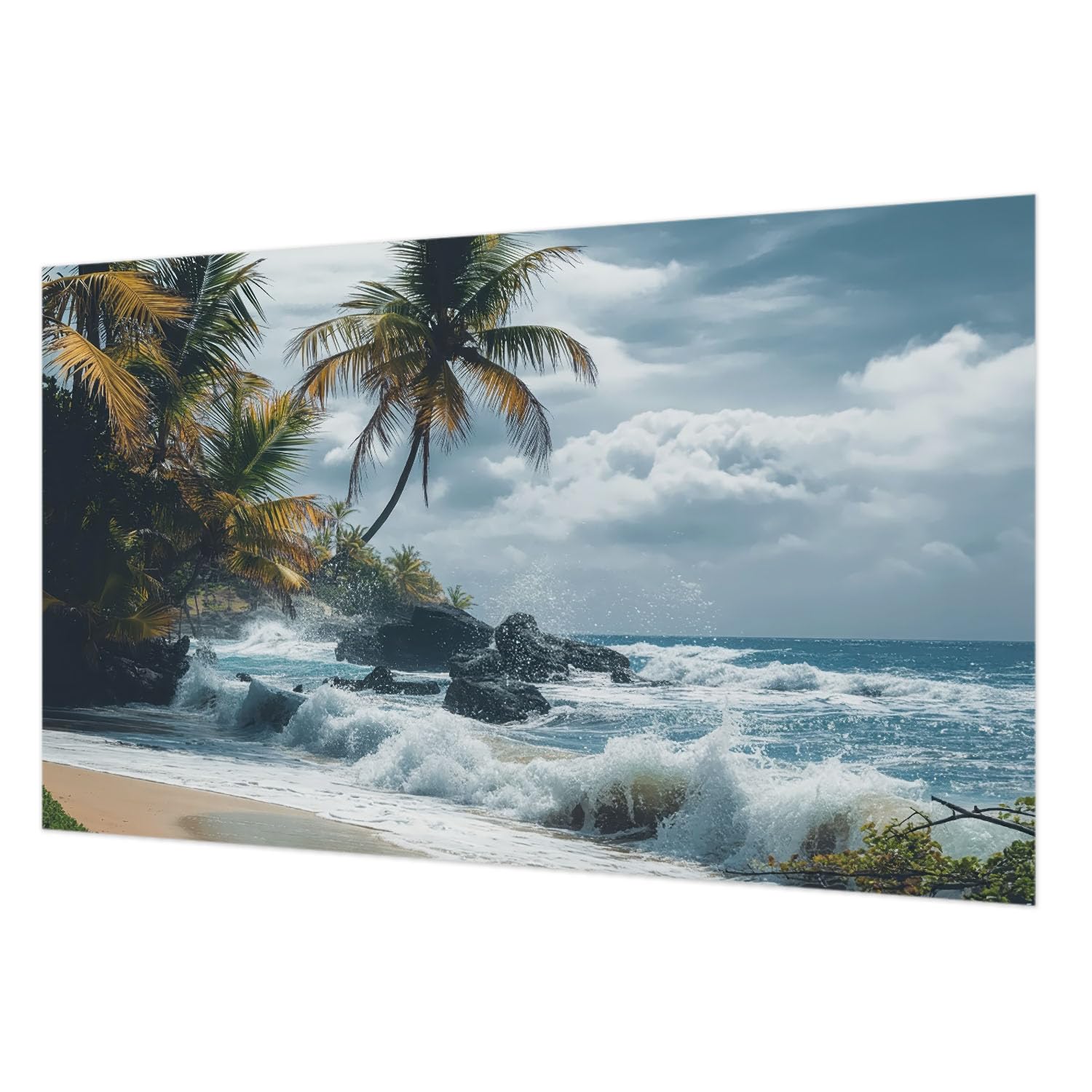 Pose Murale Facile pour la Tapisserie Intissée Tulup Plage 416x254 cm