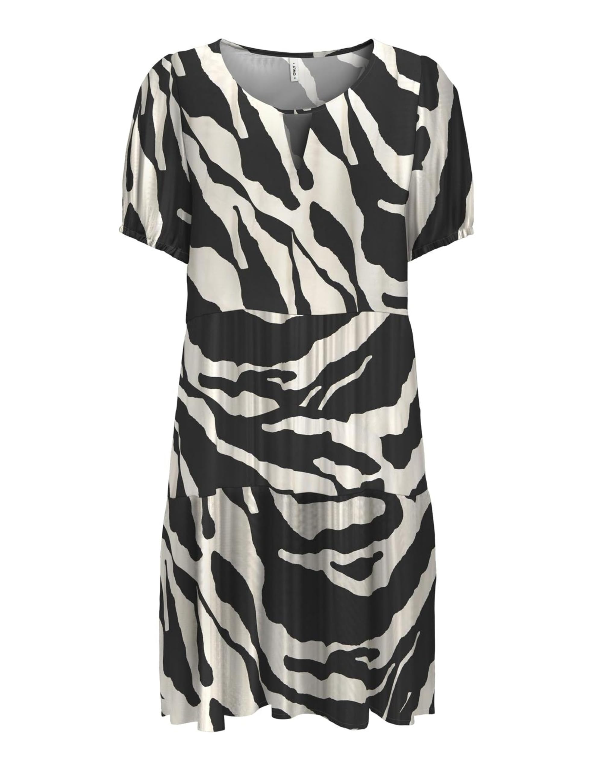 Onlnova Life Vis Thea Kh Dress AOP, Black, L