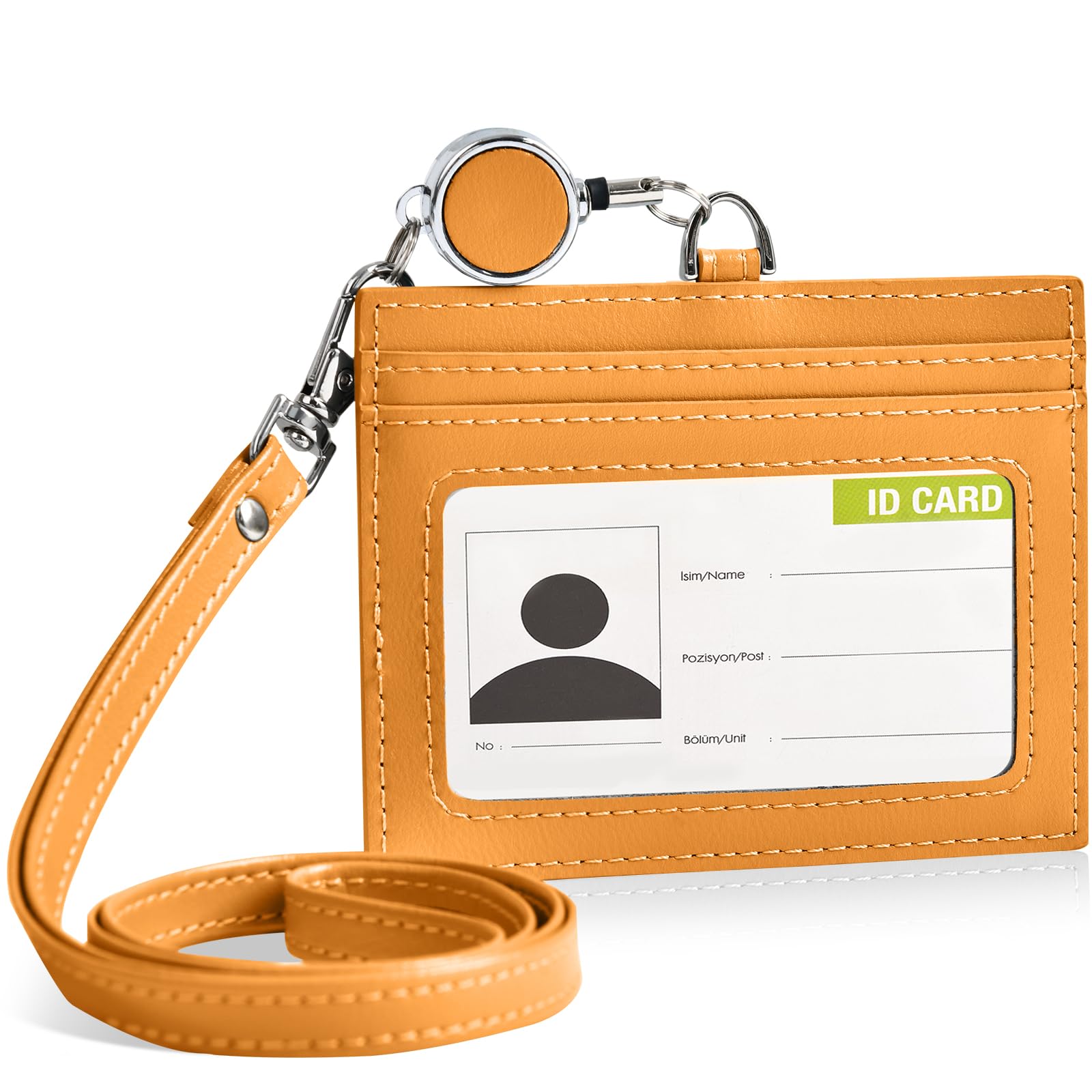 Amazon.co.jp: IDカードホルダー 横型 IDカードケース 社員証ケース