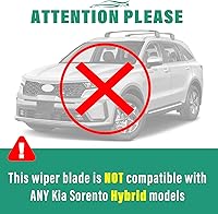 Vista 179 de 26" 20" 16" Windshield Wiper Blades Replacement for Dodge Grand Caravan 2008-2020 / Chrysler Town & Country 2008-2016 Premium All Weather Front Rear