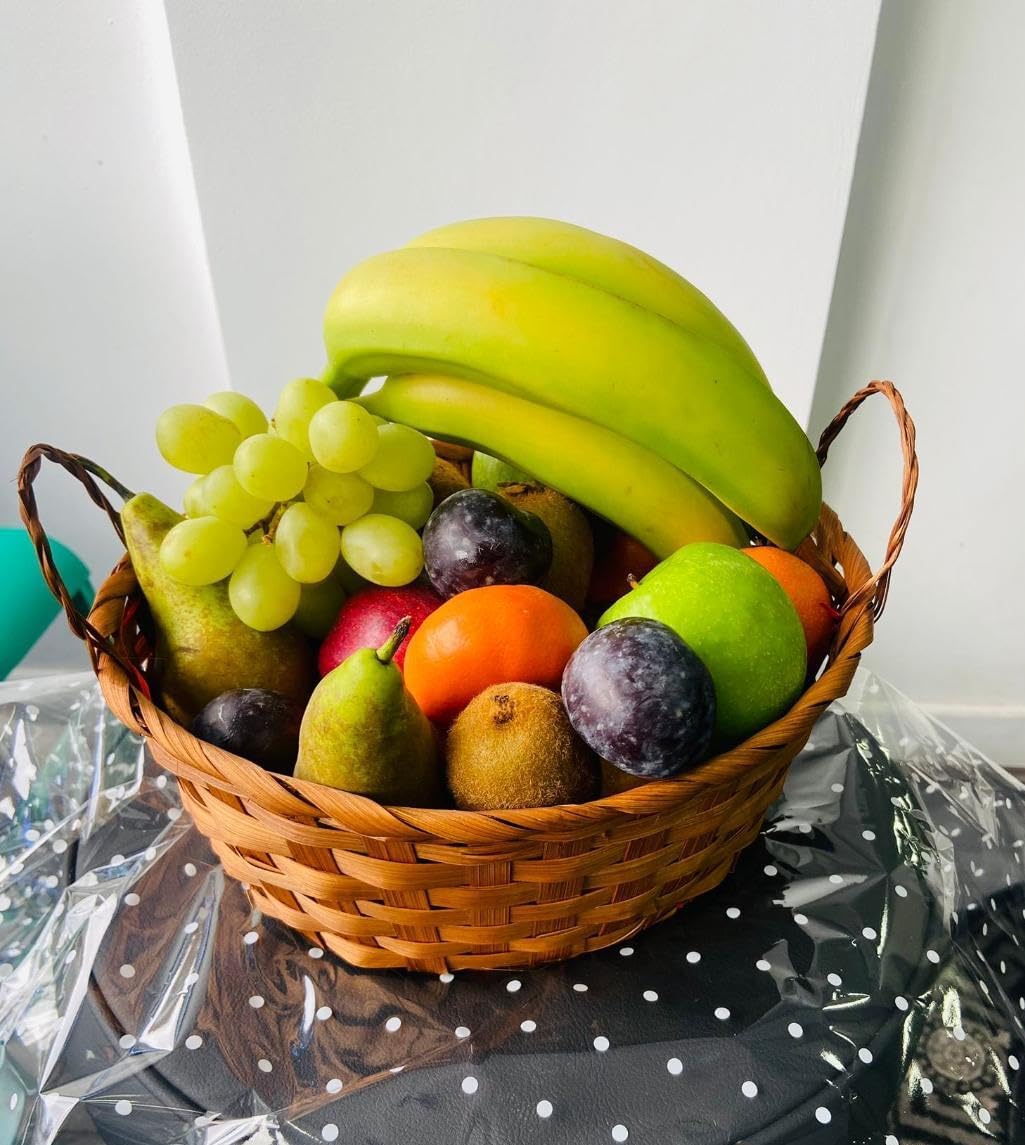 Classic Ripes Fruit Basket - Fruit Gift Baskets and Gift Hampers with Next Day UK delivery with Personal Message attached