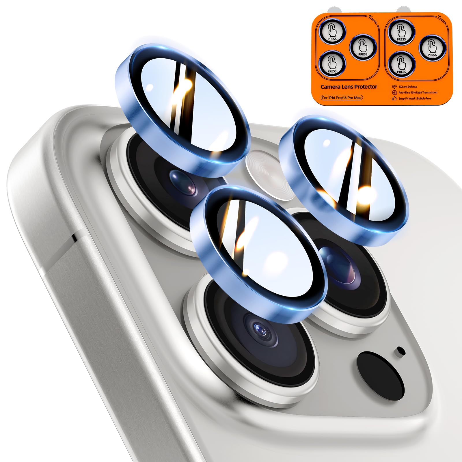 TOCOL Kameraschutz für iPhone Serie