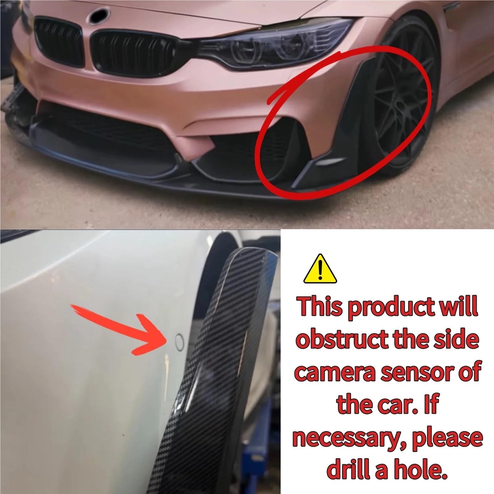 przedniego zderzaka Do Bmw F80 F82 F83 2015-2020 styl LPT