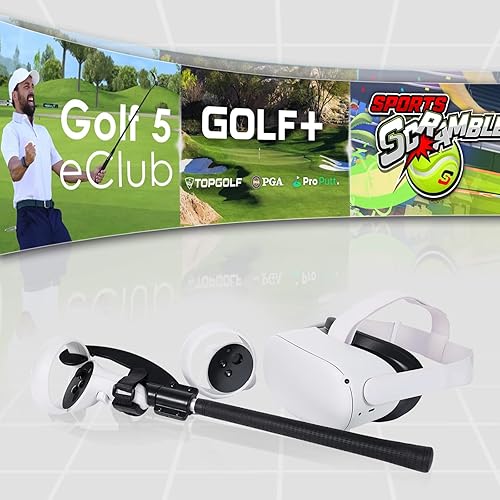 Miniatura 5 de Vr Golf Club for Oculus Quest 2,Oculus Quest 2 Golf Club Adapter,quest2 Golf Club Attachment,Golf Club Controller,Designed for VR Golf,Experience