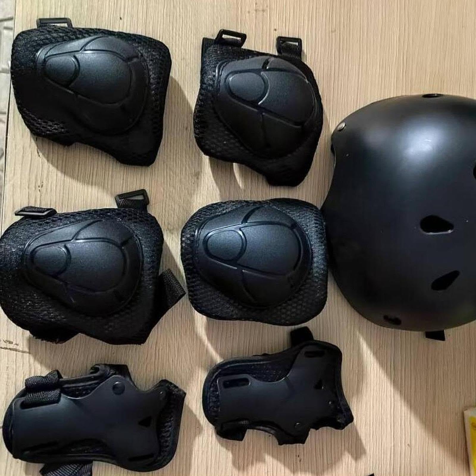 Rodilleras Coderas Cascos Para NiÃ±os De AÃ±os Malla Para