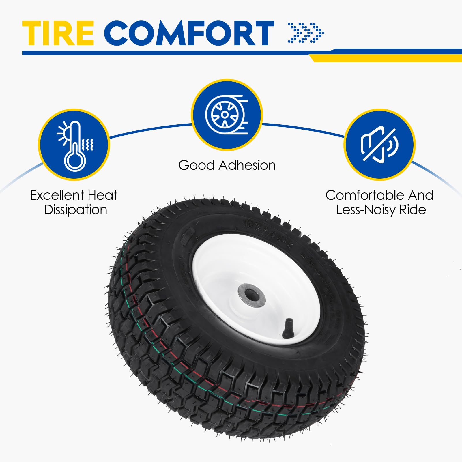 Tractor Tires New Air Filled On Wheel Lawn Mower Tires