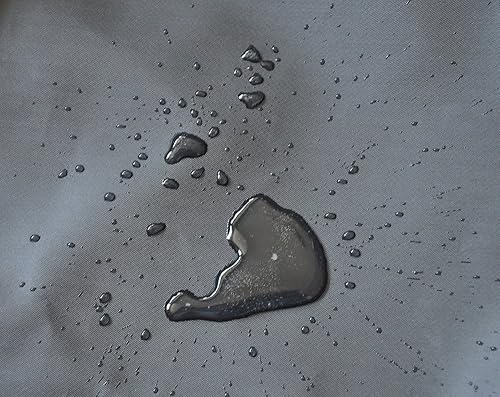 Vista 104 de Cubierta resistente para parrilla de gas impermeable de 52 pulgadas para parrilla de gas Weber Char-Broil Coleman, color beige Beige,Bandera