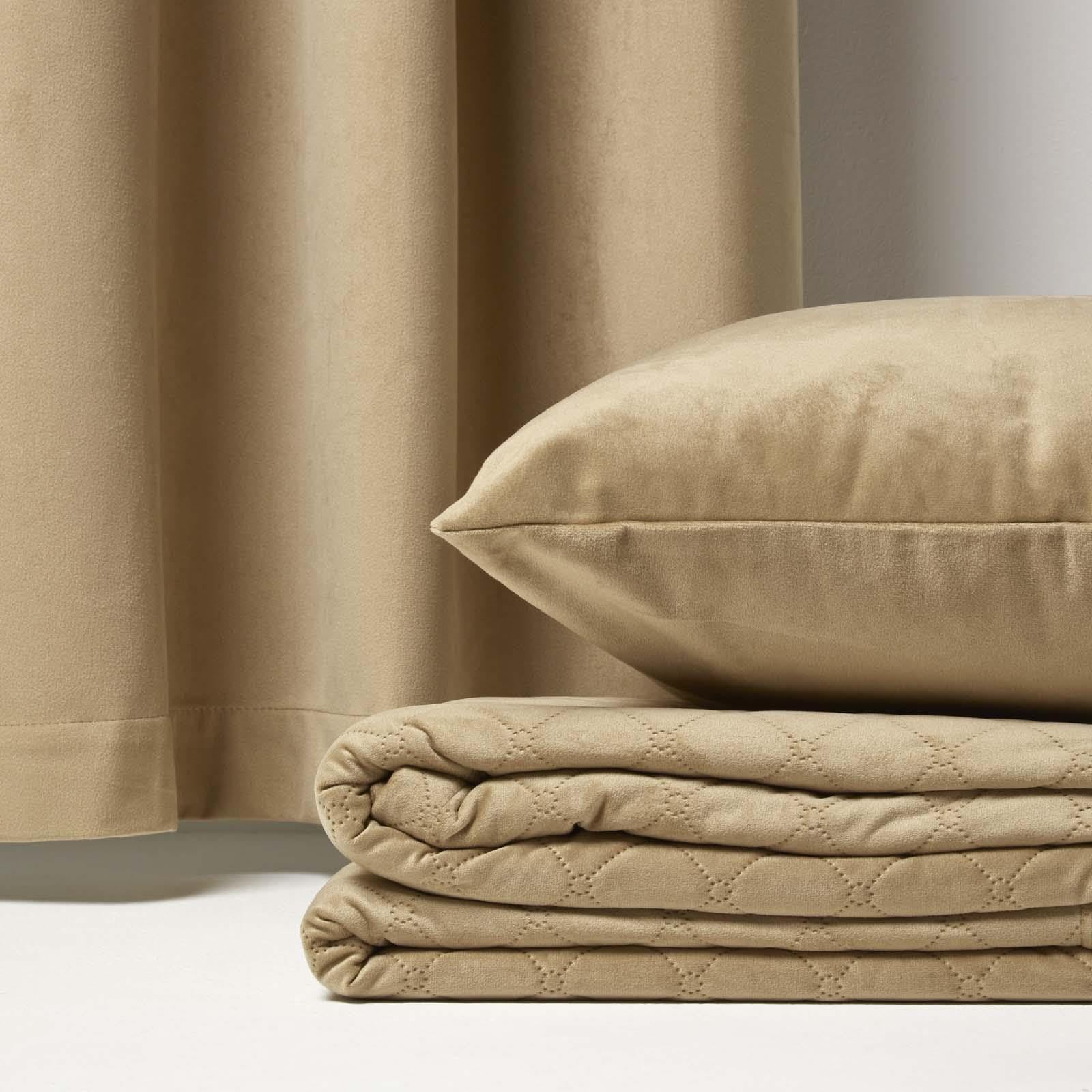 Homescapes - Coppia di tende foderate in velluto riccio, colore grigio scuro, eleganti, pesanti, stile contemporaneo, con occhielli, pronte da appendere , Dark Grey, Curtain Pair 46x72