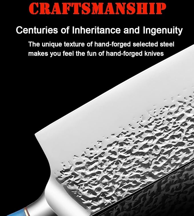 Set Cuchillos Cocina 2 Piezas Acero Inoxidable Forjado miniatura 4