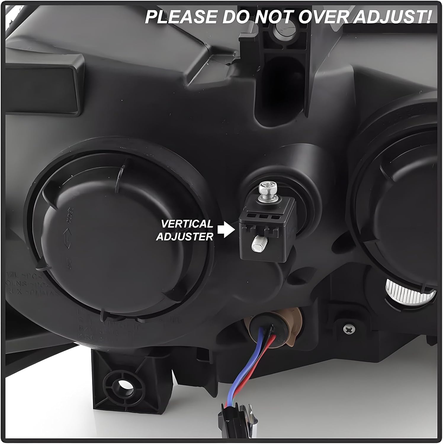 OE Style Headlight Assembly Set For 2011 2012 2013 2014 Dodge Charger R/T SE SRT8 SXT Plus Persuit Sedan Replacement Headlamp Black Housing Clear Reflector Lens Driver and Passenger Side(LH&RH)