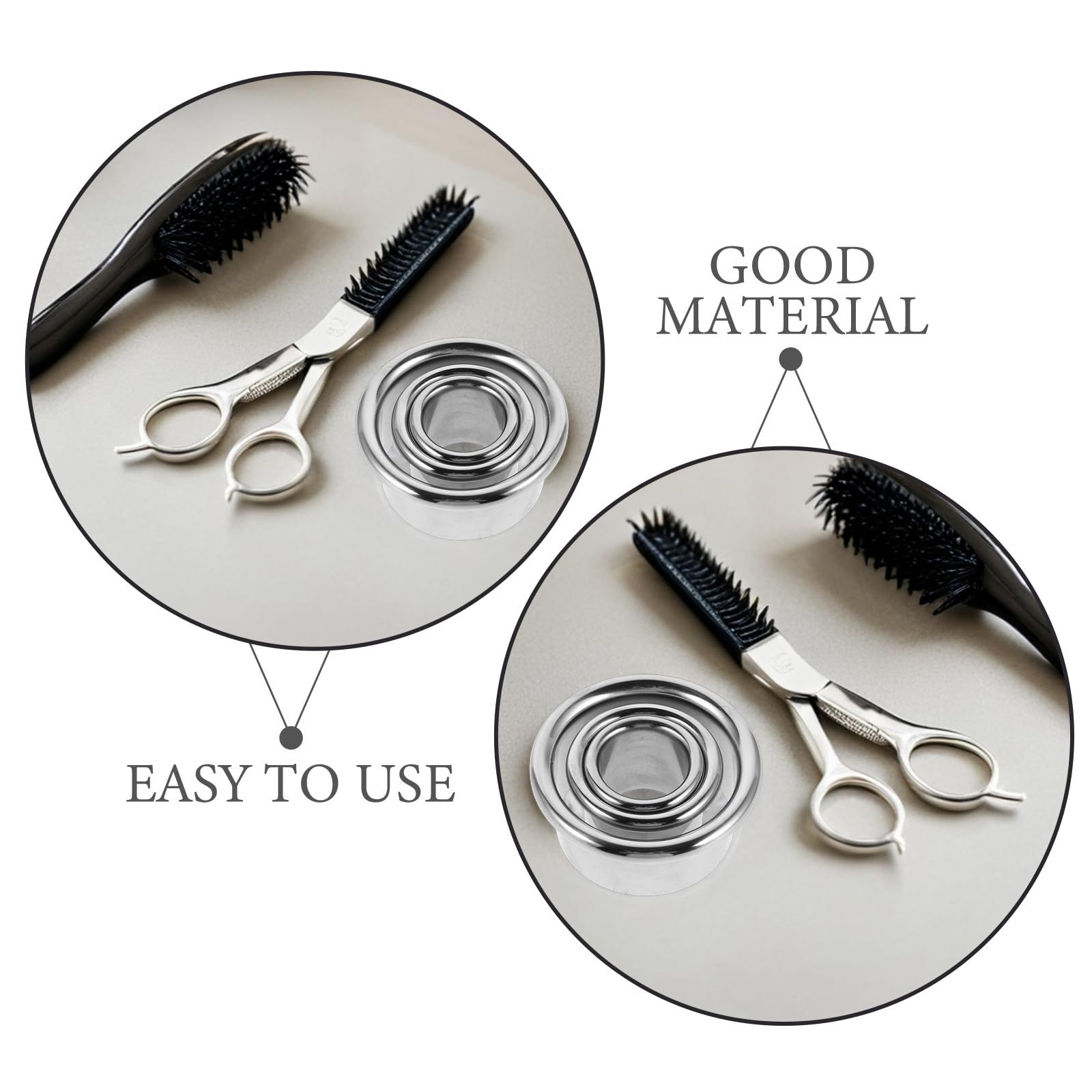 BESPORTBLE Soporte Organizador para Secador de Cabello de Acero Inoxidable Diseño Compacto y Forma de Tubo para Estación de Barbería o Salón
