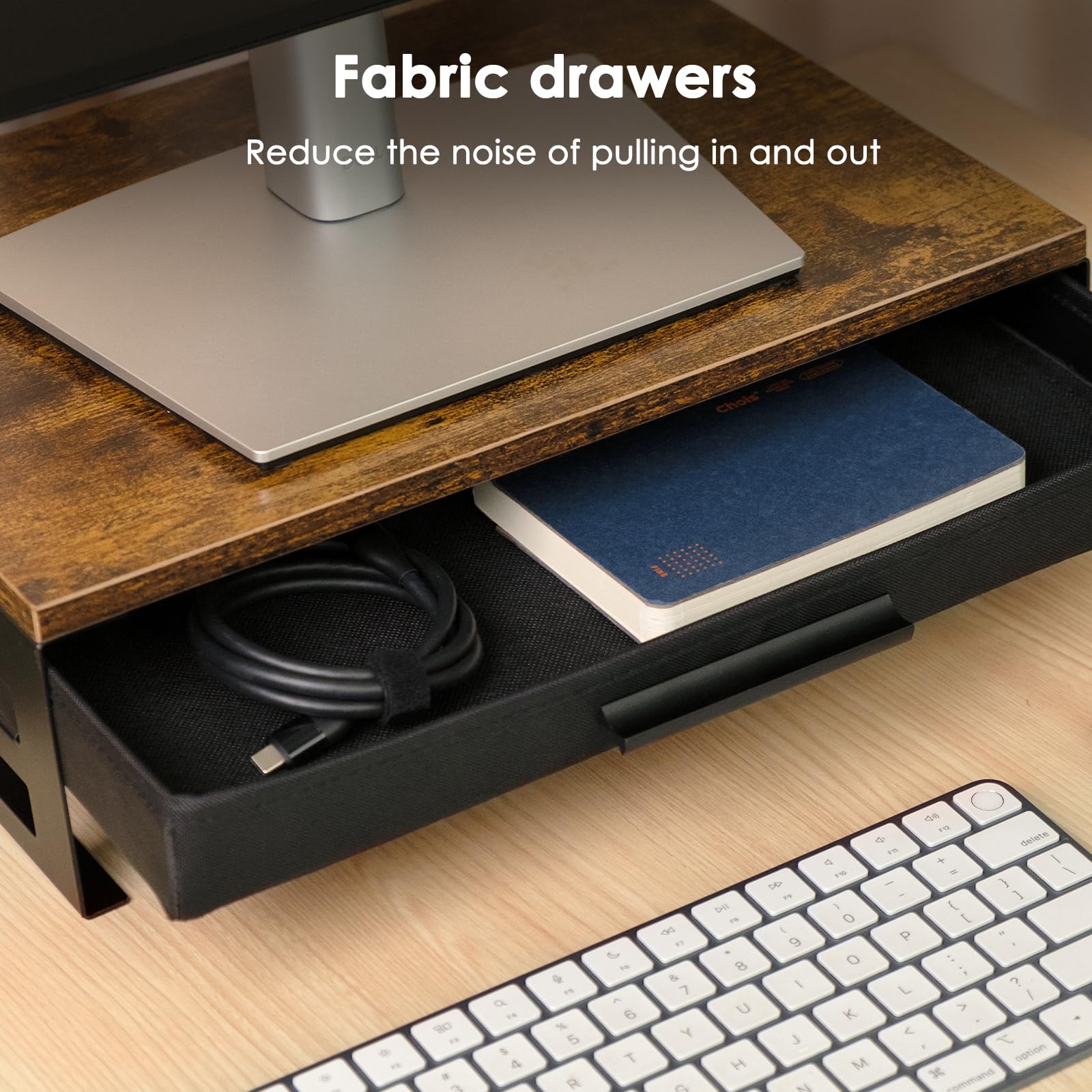 Snapklik.com : ARCOBIS Wooden Monitor Stand