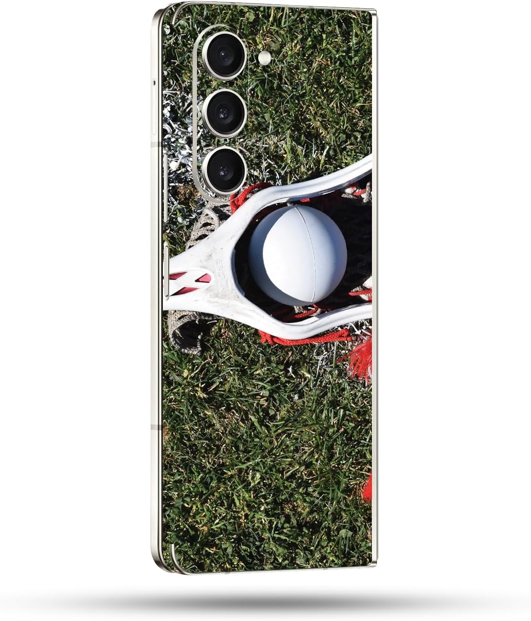 MightySkins Glossy Glitter Skin Compatible With Samsung Galaxy Z Fold 5 Full Wrap - Grizzly | Protective, Durable High-Gloss Glitter Finish | Easy to Apply, Remove, and Change Styles | Made in The USA