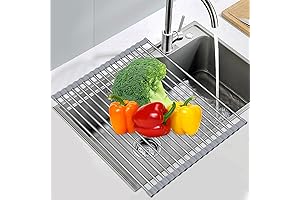 Expandable Dish Drying Rack Up to 23.6" Over The Sink Dish Drainer...