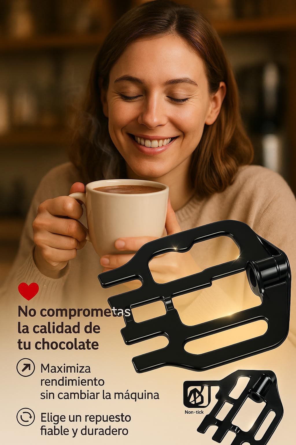 Agitador Chocolatera CH105 Sencotel - ZHCM015L002