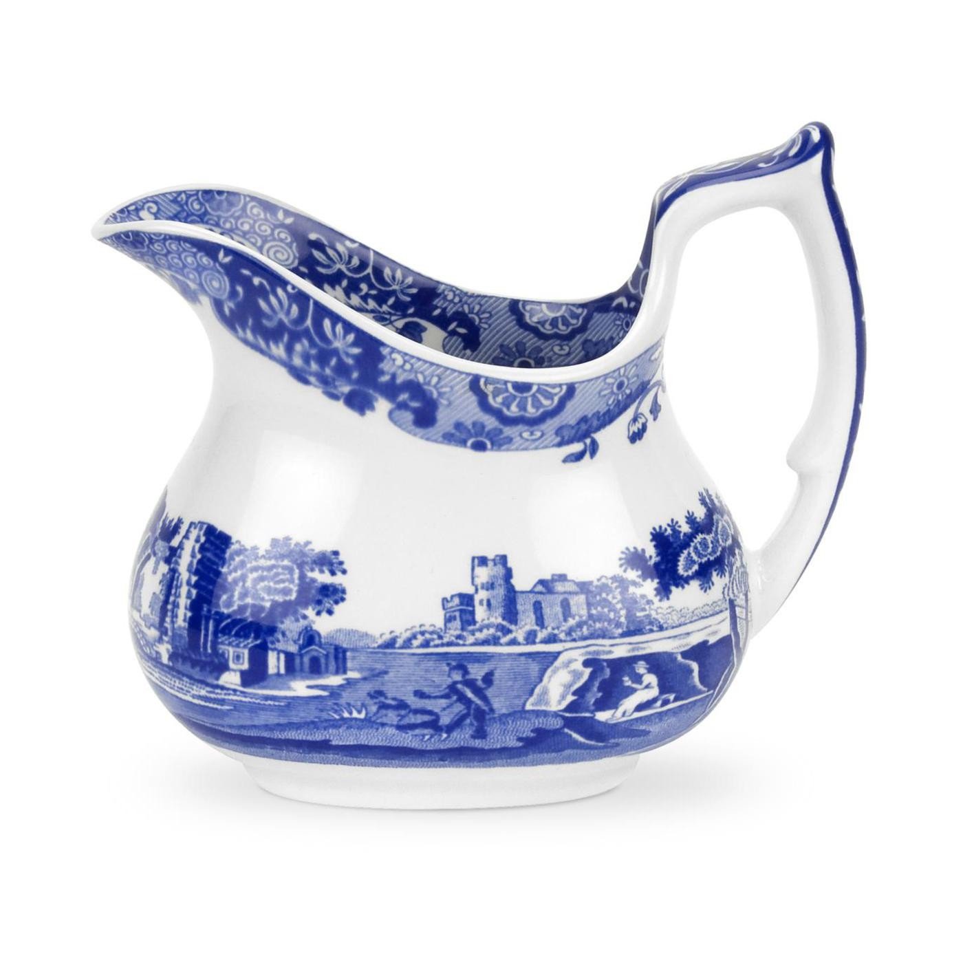 Spode Blue Italian Creamer (Blue, White)