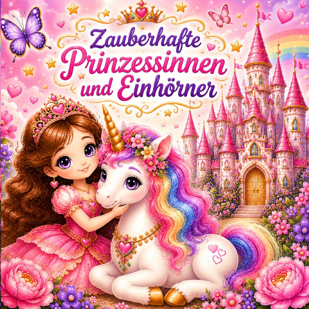 Mein zauberhaftes Prinzessinnen & Einhörner Malbuch