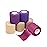 FriCARE Self Adhesive Bandage Wrap, Medical Tape in First Aid Kit, Cohesive Bandages for Wounds Sport Vet, 2 Inches X 5 Yards 6 Rolls, Elegant