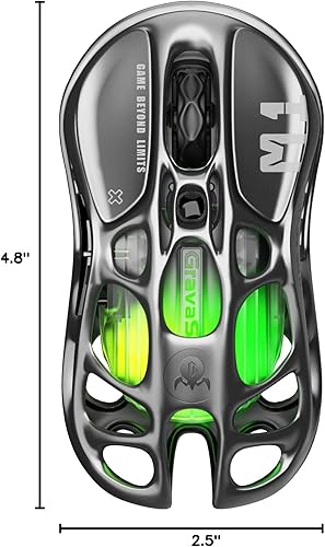 Miniatura 9 de GravaStar Mouse inalámbrico para juegos Mercury M1 Pro - Sensor PAW3395DM de 26,000 DPI • Aleación de magnesio ligera • Trimodo