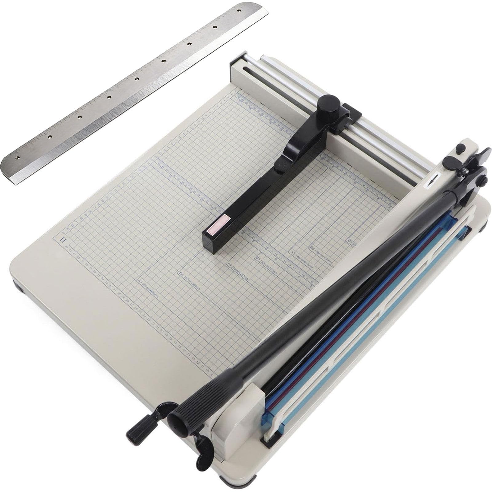 Robuster Papierschneider, industrielle Schneidemaschine mit 30,5 cm / 43,2 cm Klinge, schneidet bis zu 400 Blatt (4 cm dick) für Büro und gewerbliche Nutzung