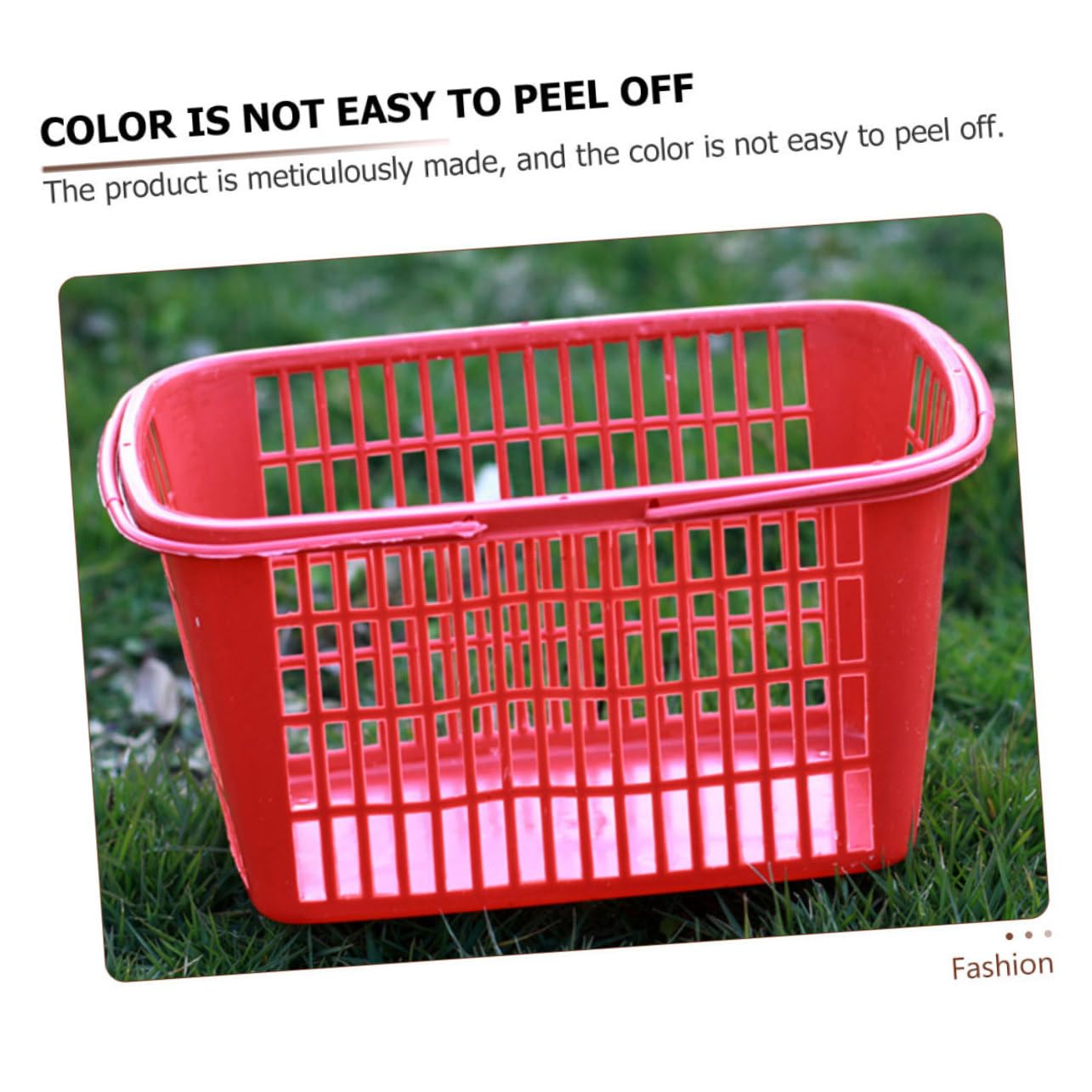 Amazon｜WOONEKY プラスチック製フルーツバスケットとオレンジ